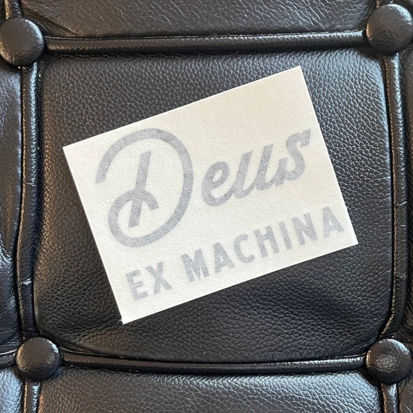 Deus Ex Machina Sticker Cafe Racer Flat Tracker Scrambler Vintage Classic Motorbike Yamaha SR 500 BMW R100 R80 Triumph T-Shirt Cap Hoodie BMX