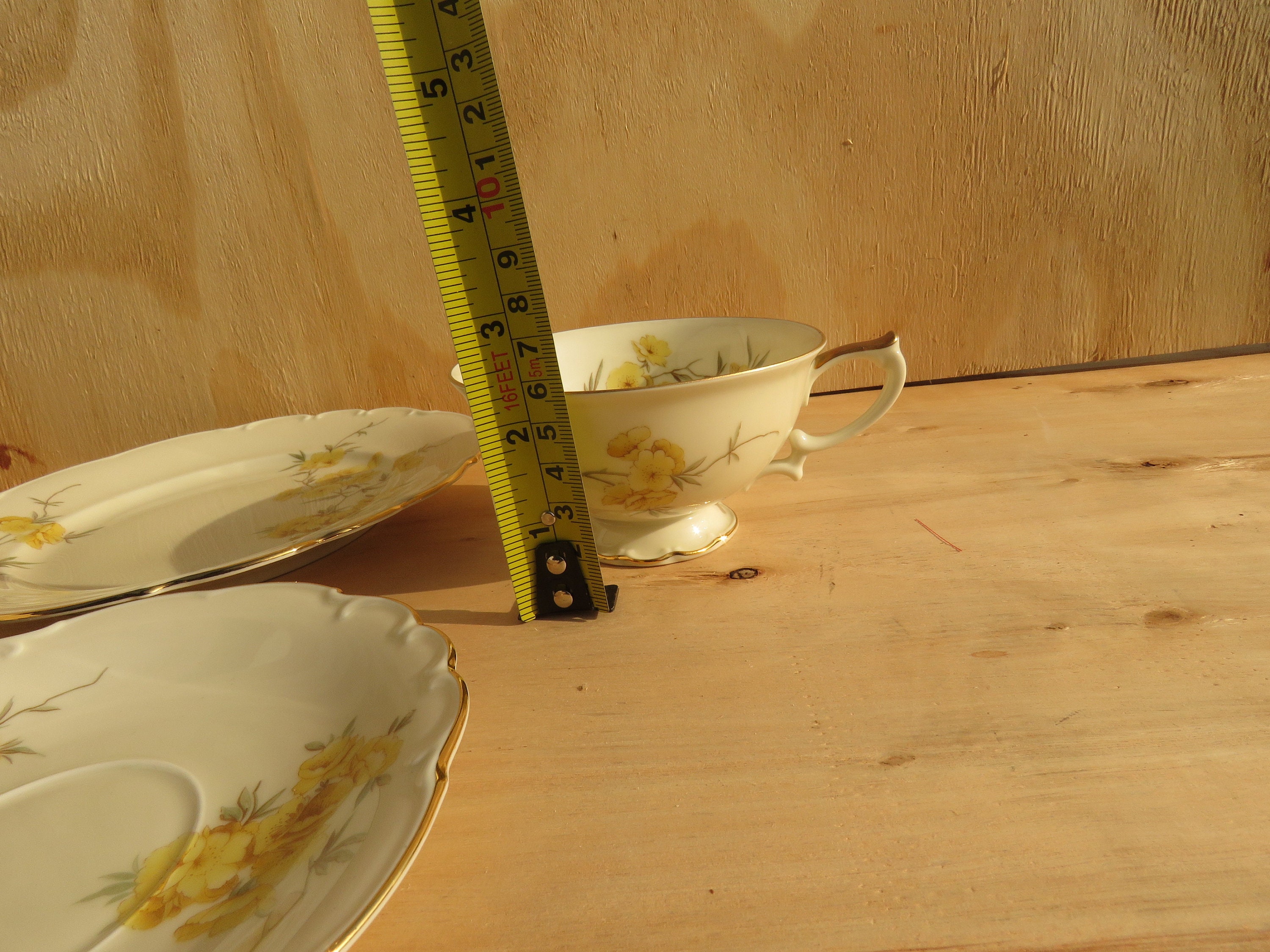 魅力的なヴィンテージ フッチェンロイター トリオ セット - カップ