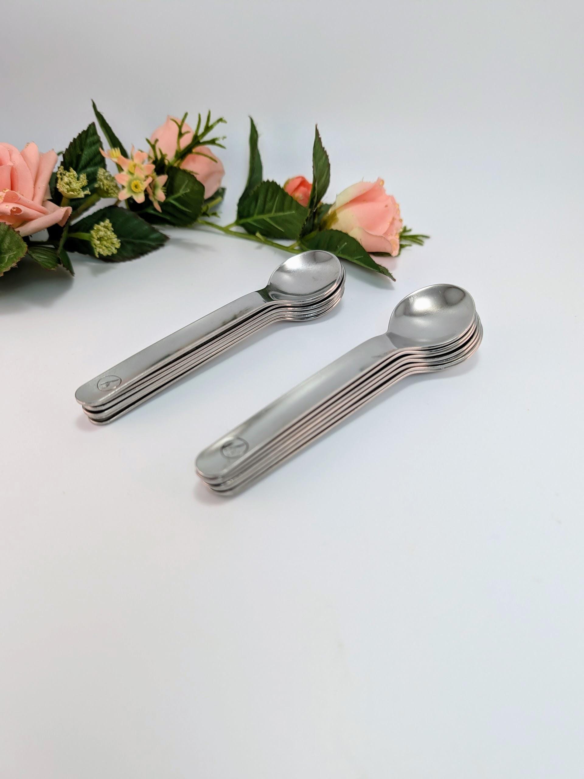 Vintage Lufthansa Spoons Set – Wolf Karnagel Design, Mixed Makers