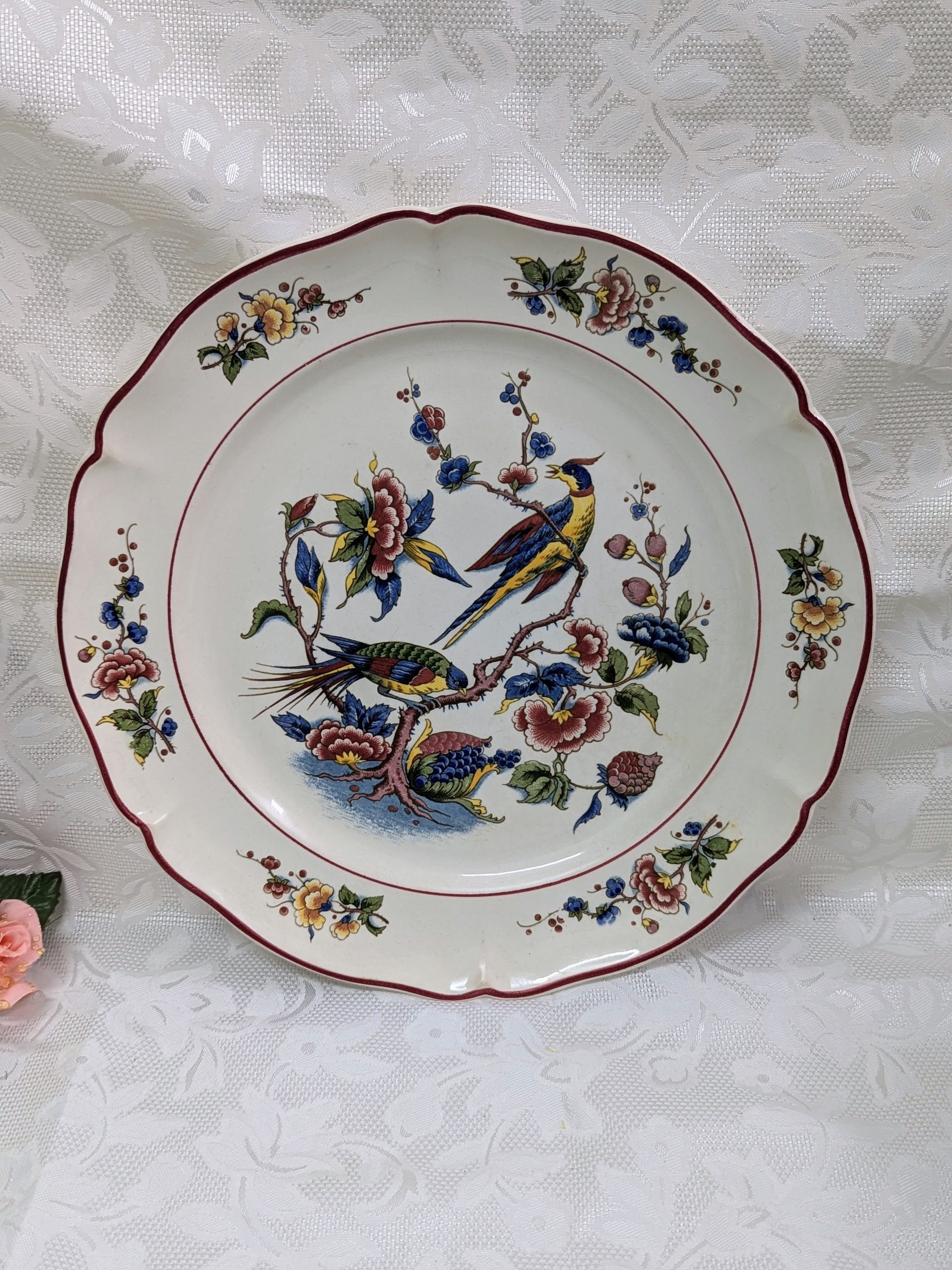 Vintage Villeroy and Boch Saar Union 1945-1955 Dinner Plate With a