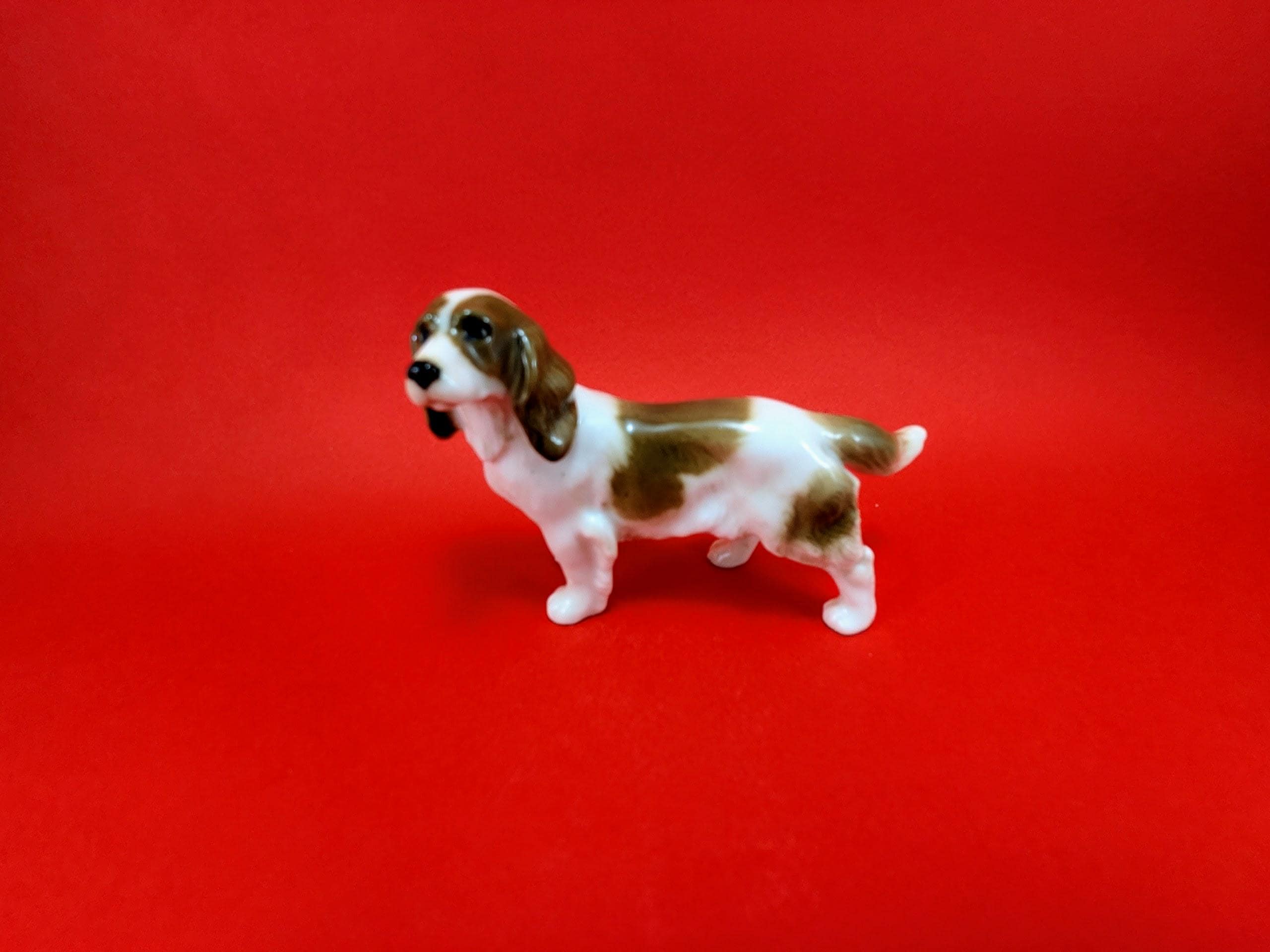 Figurine De Collection Chien En Porcelaine 14 X 24 Cm - Occasion Excellent état, Sans Marque