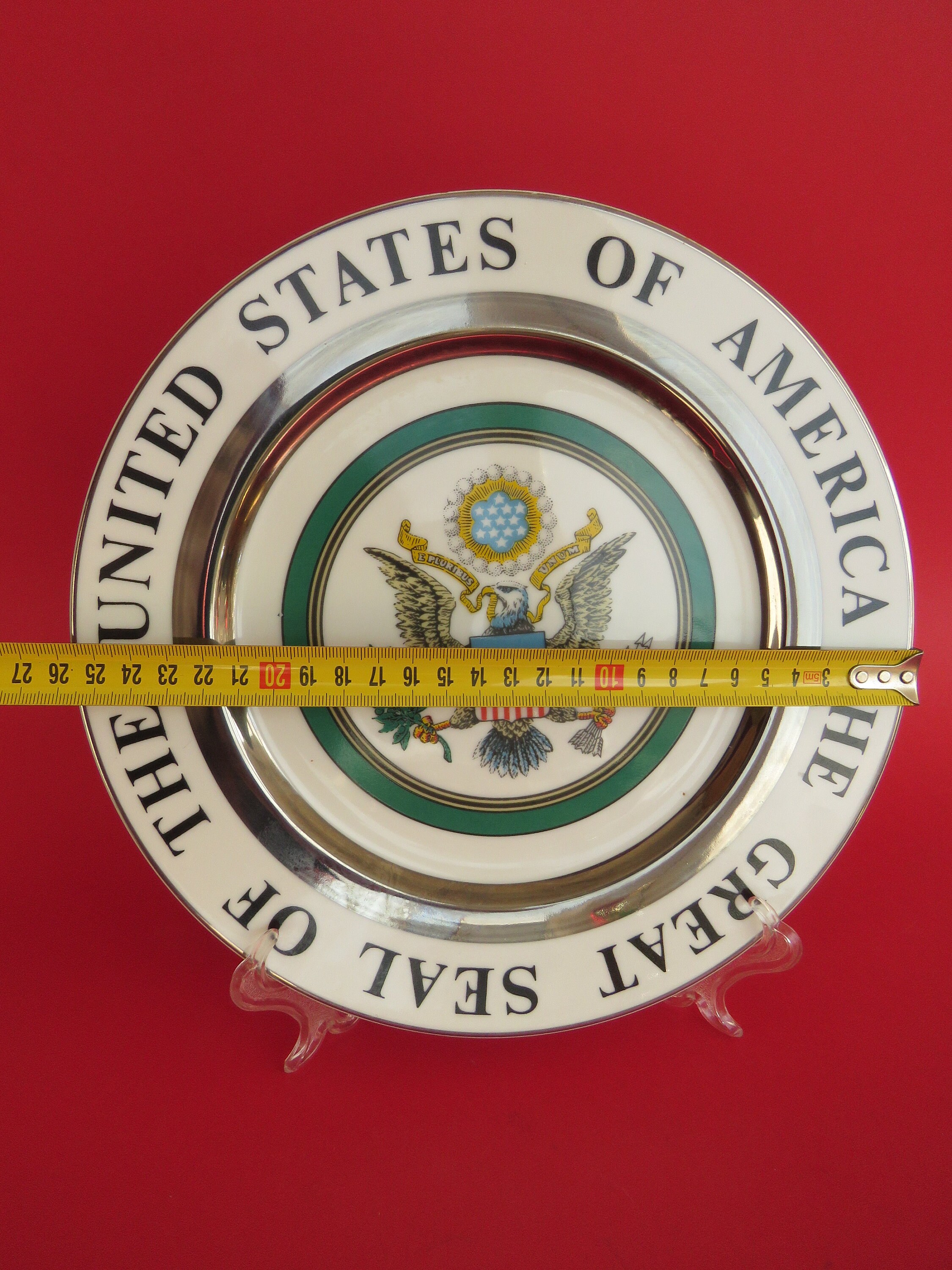The Great Seal of United States of America Porcelain Plate - Etsy