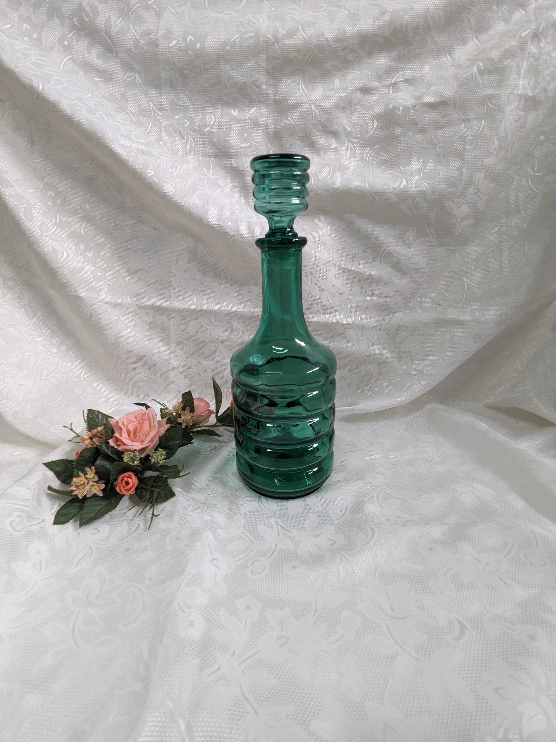イタリア ビンテージワインボトル 緑ガラス Vintage Mid-20th-century Italian Green Bottle. - Etsy