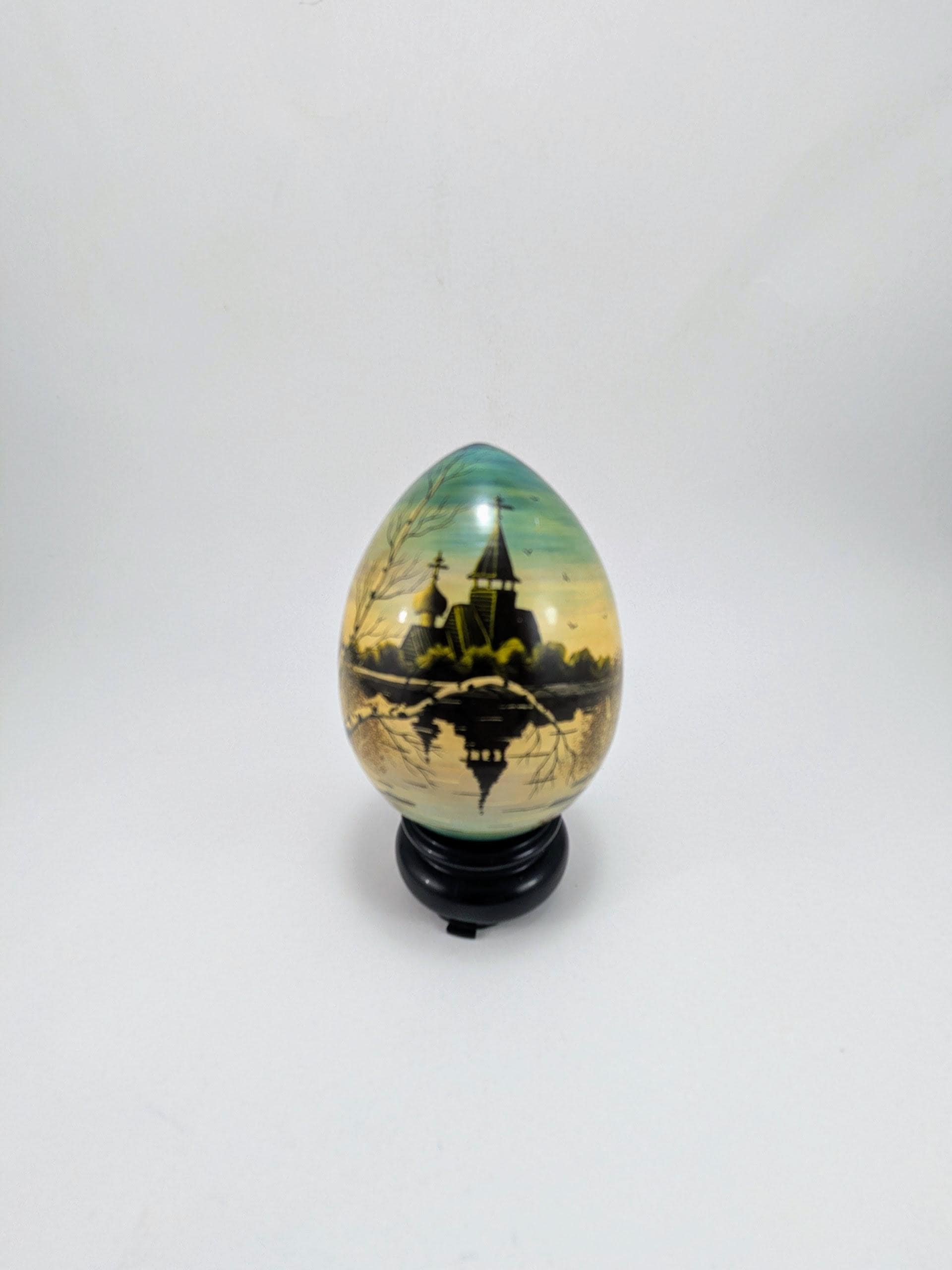 Russian lacquer egg - Etsy 日本