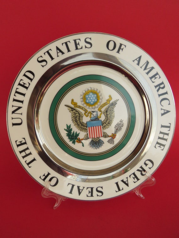 The Great Seal of United States of America Porcelain Plate