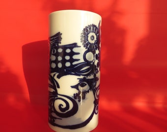 Retro Bjorn Wiinblad Rosenthal Studio Vase - Unique Vintage Decor