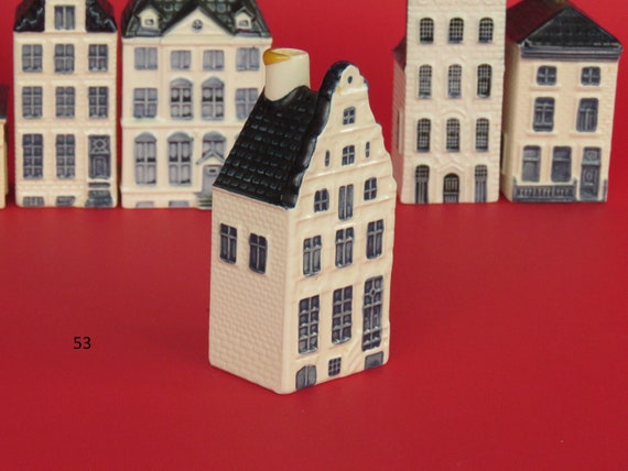 Blue Delft KLM Houses No 26.27.29.31.45.48.53.59 Bols Holland