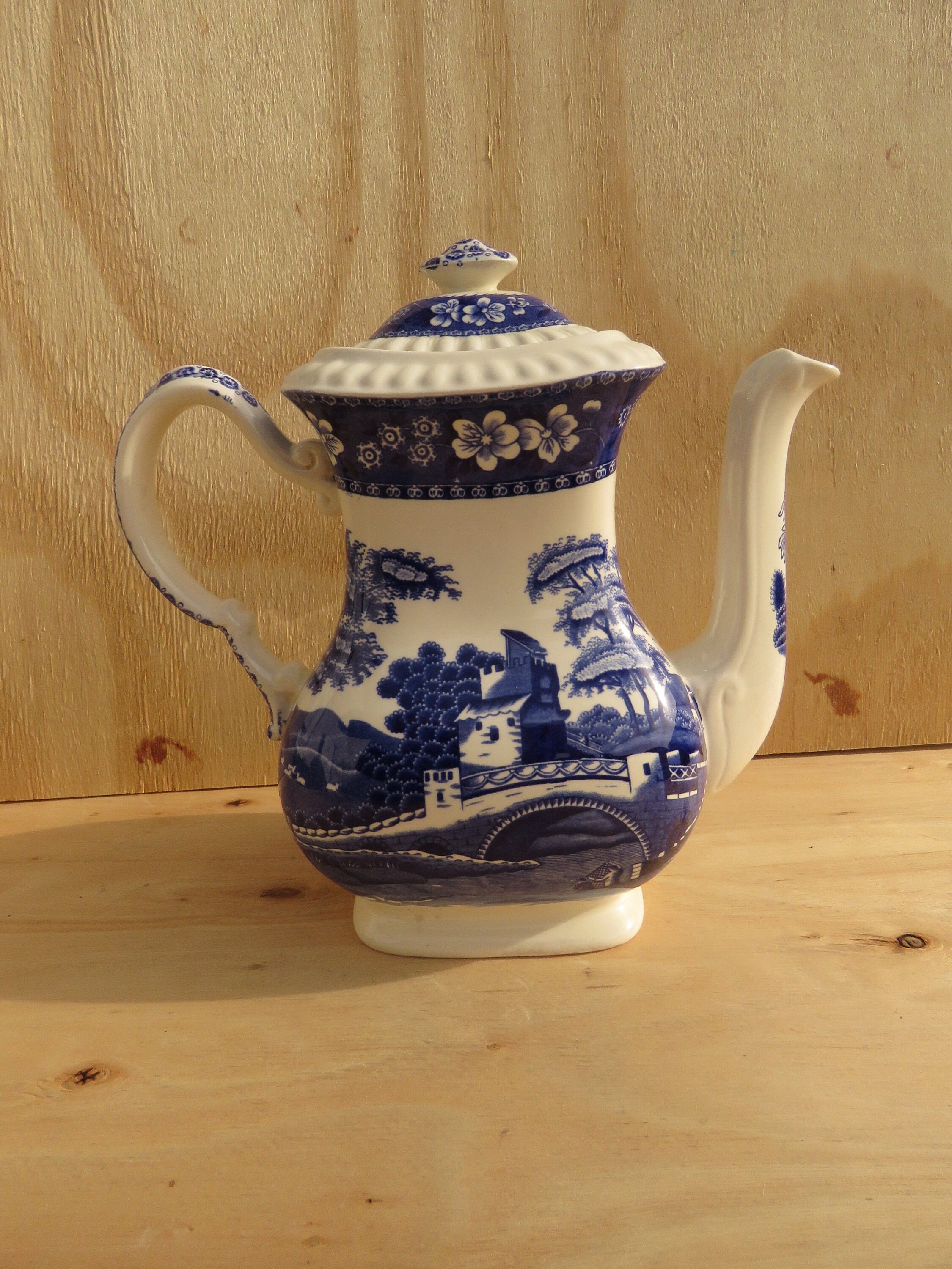 Antique Copeland Spode Blue Tower Pattern Blue and White Ironstone Blue