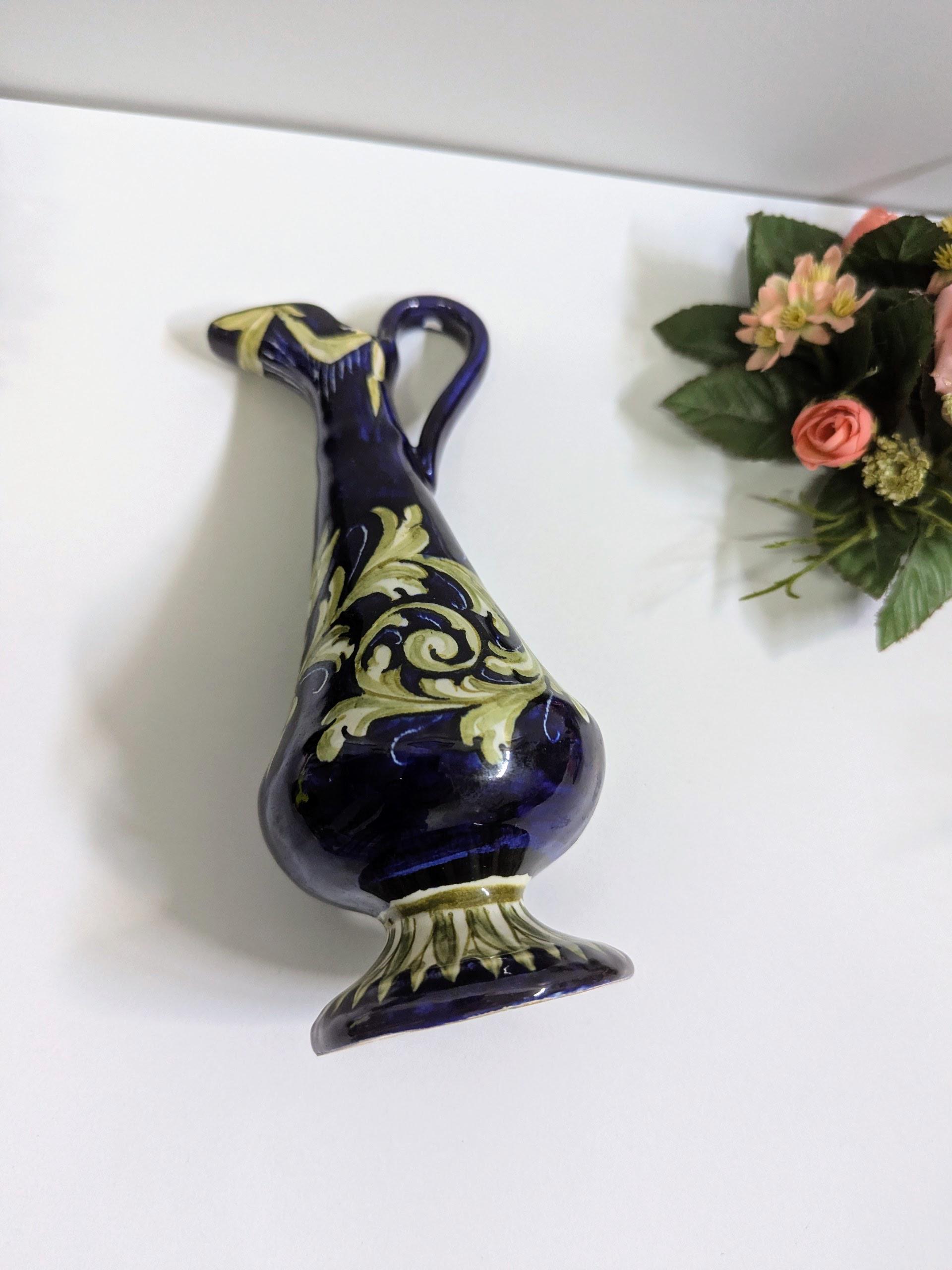 ヴィンテージ フランチェスキーニ ペーザロ イタリア製 陶器製 花瓶