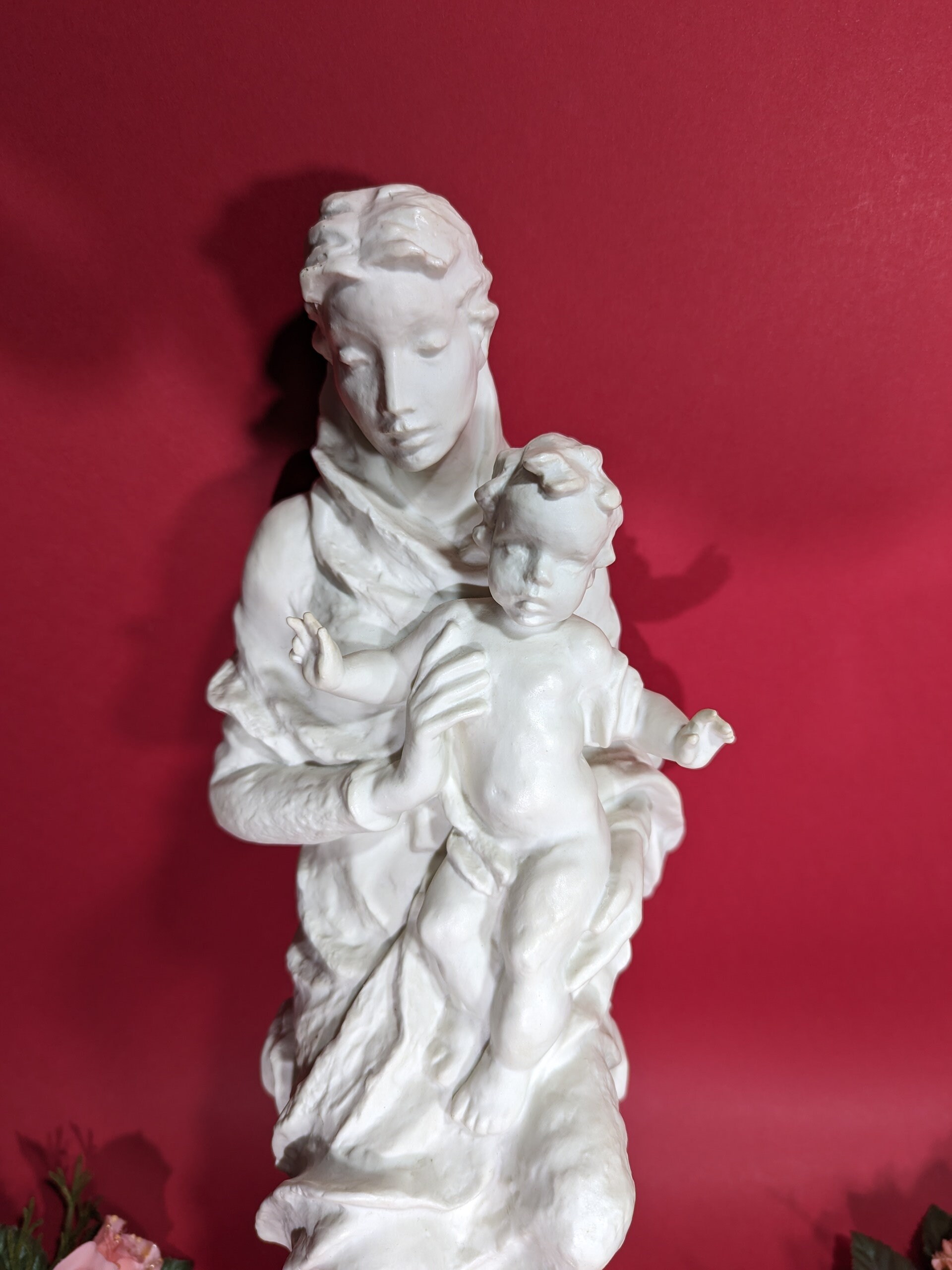 Rosenthal Figurine Porcelain Madonna With Child Designed by Lore