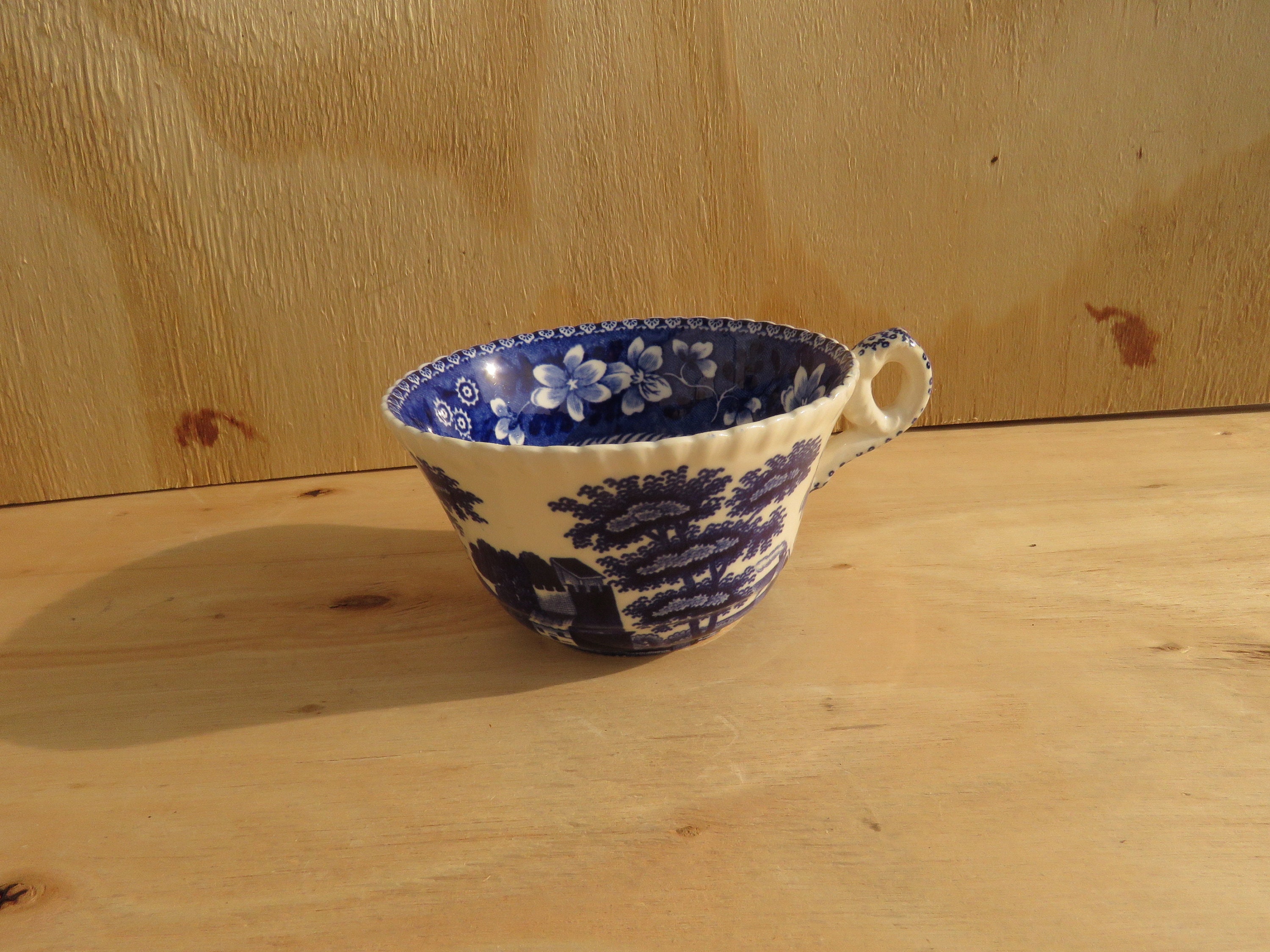 Antique Copeland Spode Blue Tower Pattern Blue and White Ironstone Blue