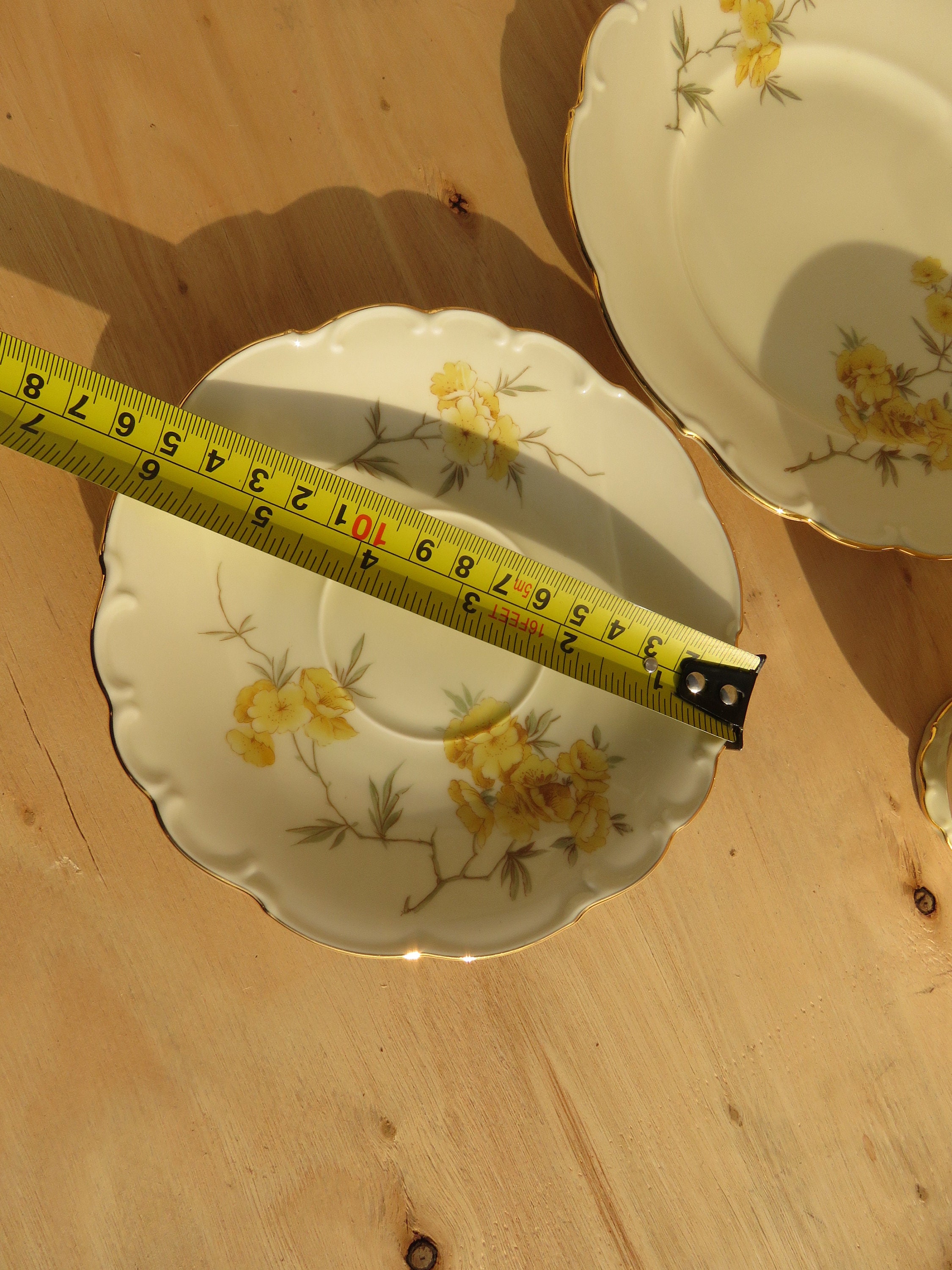 フッチェンロイター ティートリオ 金彩 花柄 ヴィンテージ 魅力的なヴィンテージ フッチェンロイター トリオ セット - カップ