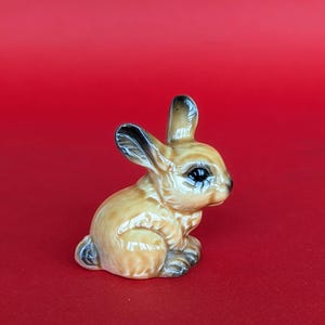 Vintage Goebel Porcelain  Bunny Rabbit Figurine West Germany 1970s