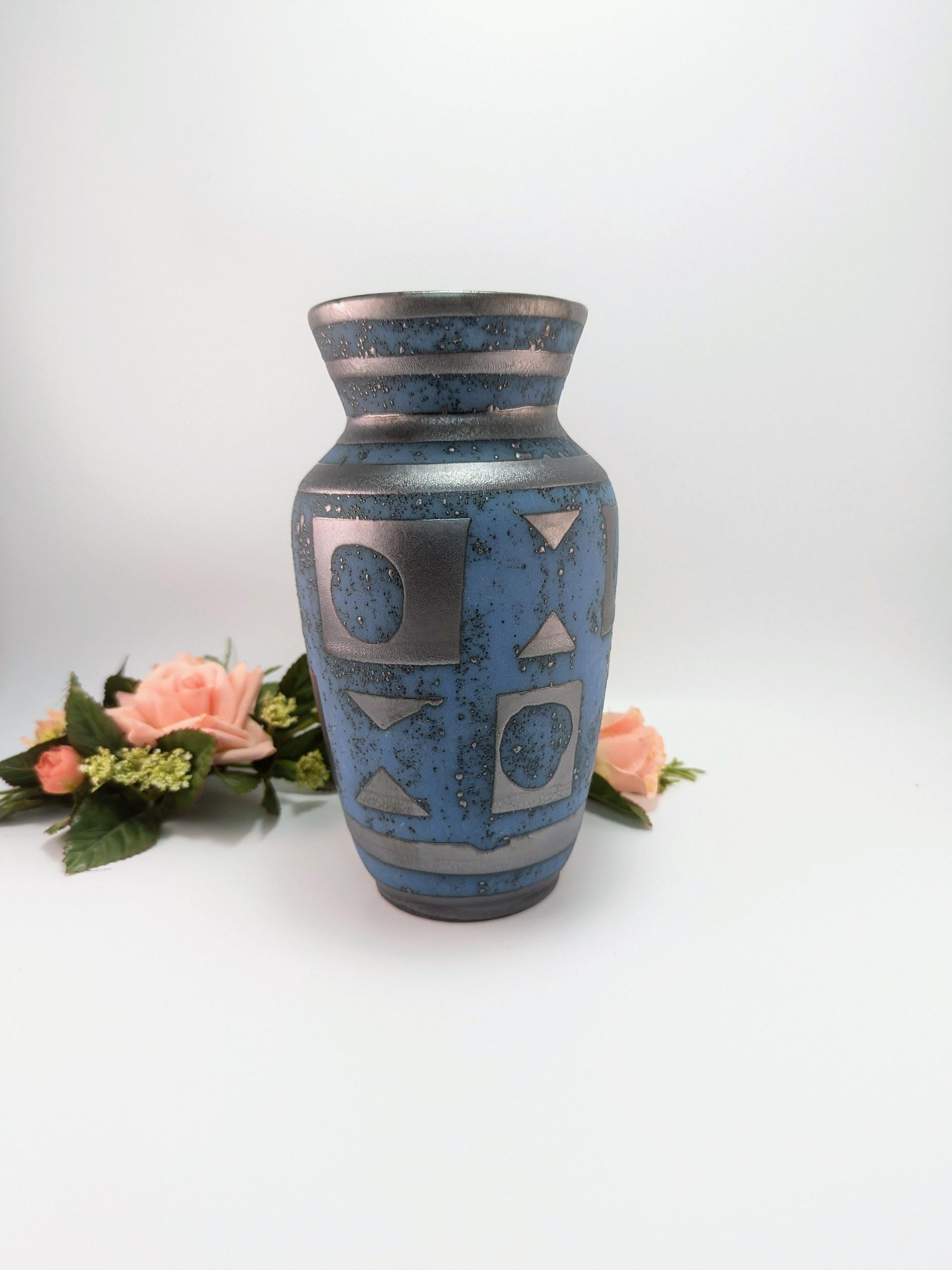 Blue mountain vase - Etsy 日本