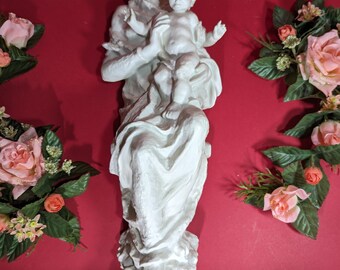 Rosenthal Figurine Porcelain Madonna With Child Designed by Lore