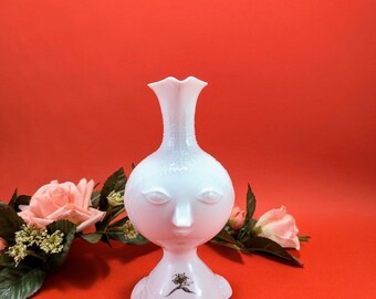 Rosenthal Bjorn Wiinblad Face Vase Cruet Studio Line “romanze