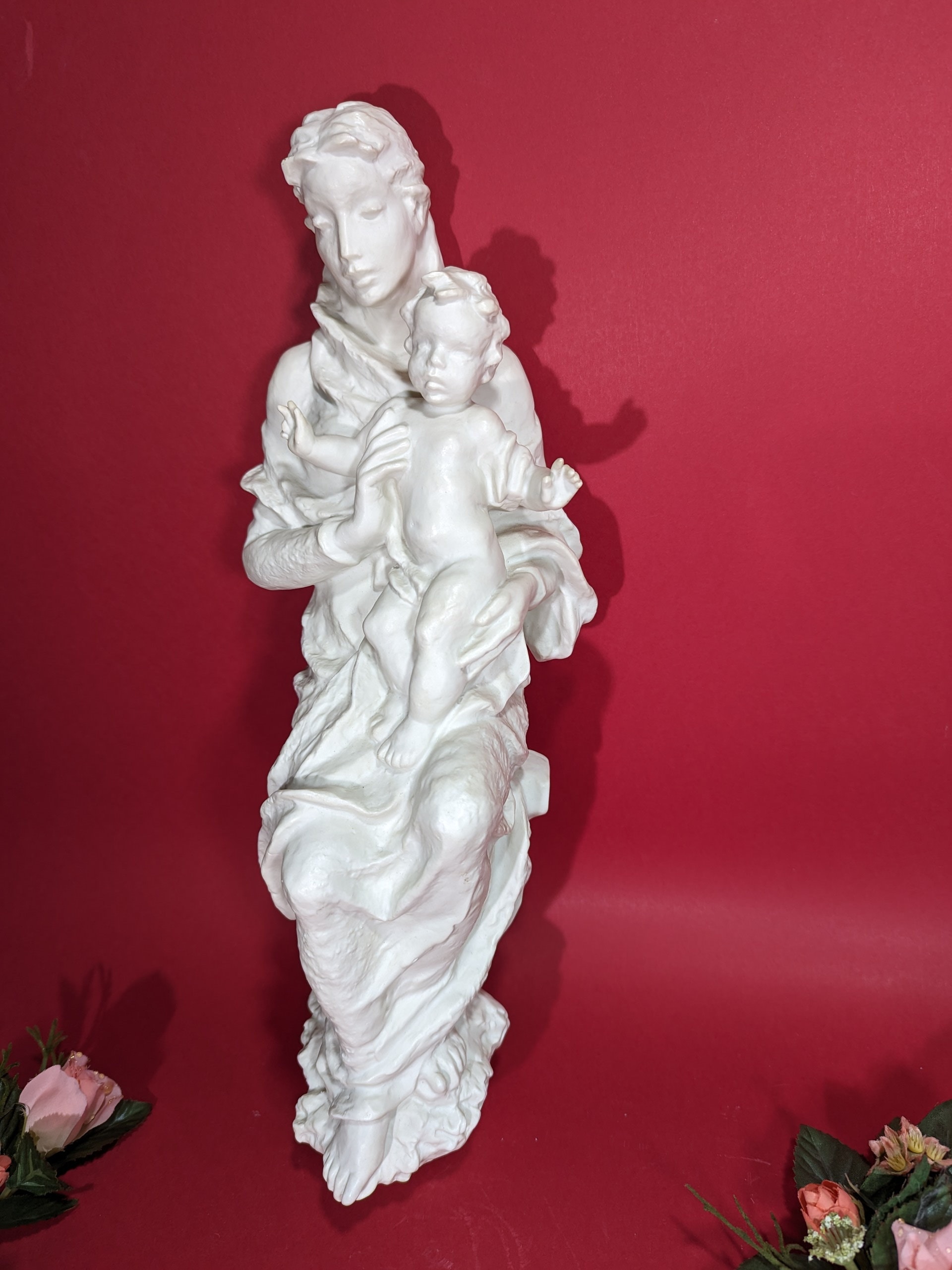 Rosenthal Figurine Porcelain Madonna With Child Designed by Lore