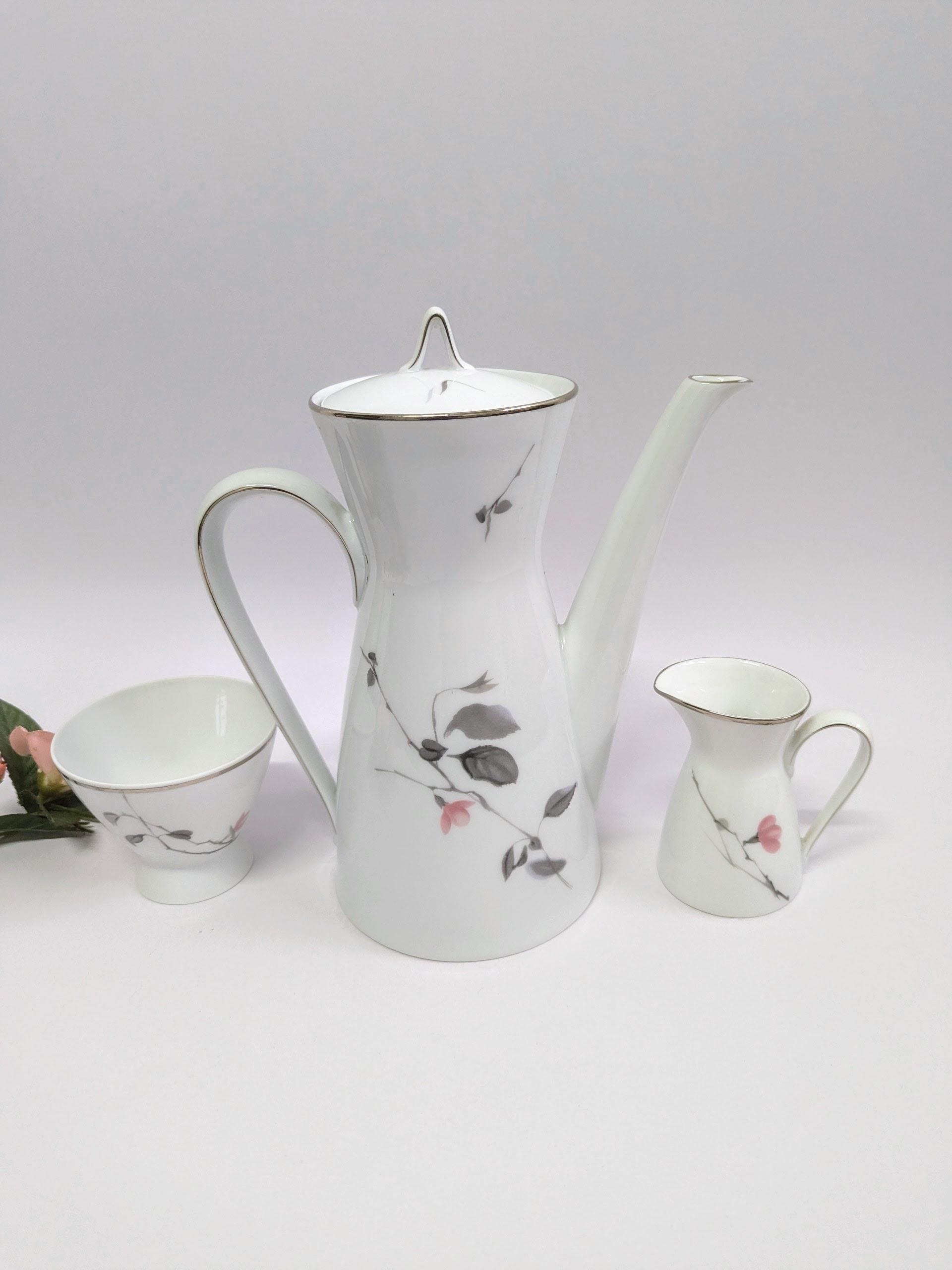 Vintage Coffee Service for Six From the Form 2000 Series, Japanese