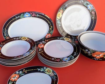 ビレロイ＆ボッホのヴィンテージ ゼニア ディナー サービス（6 人用