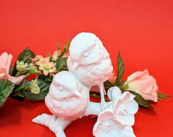 枝の上を飛ぶヴィンテージ陶器の白い鳥 - Etsy 日本