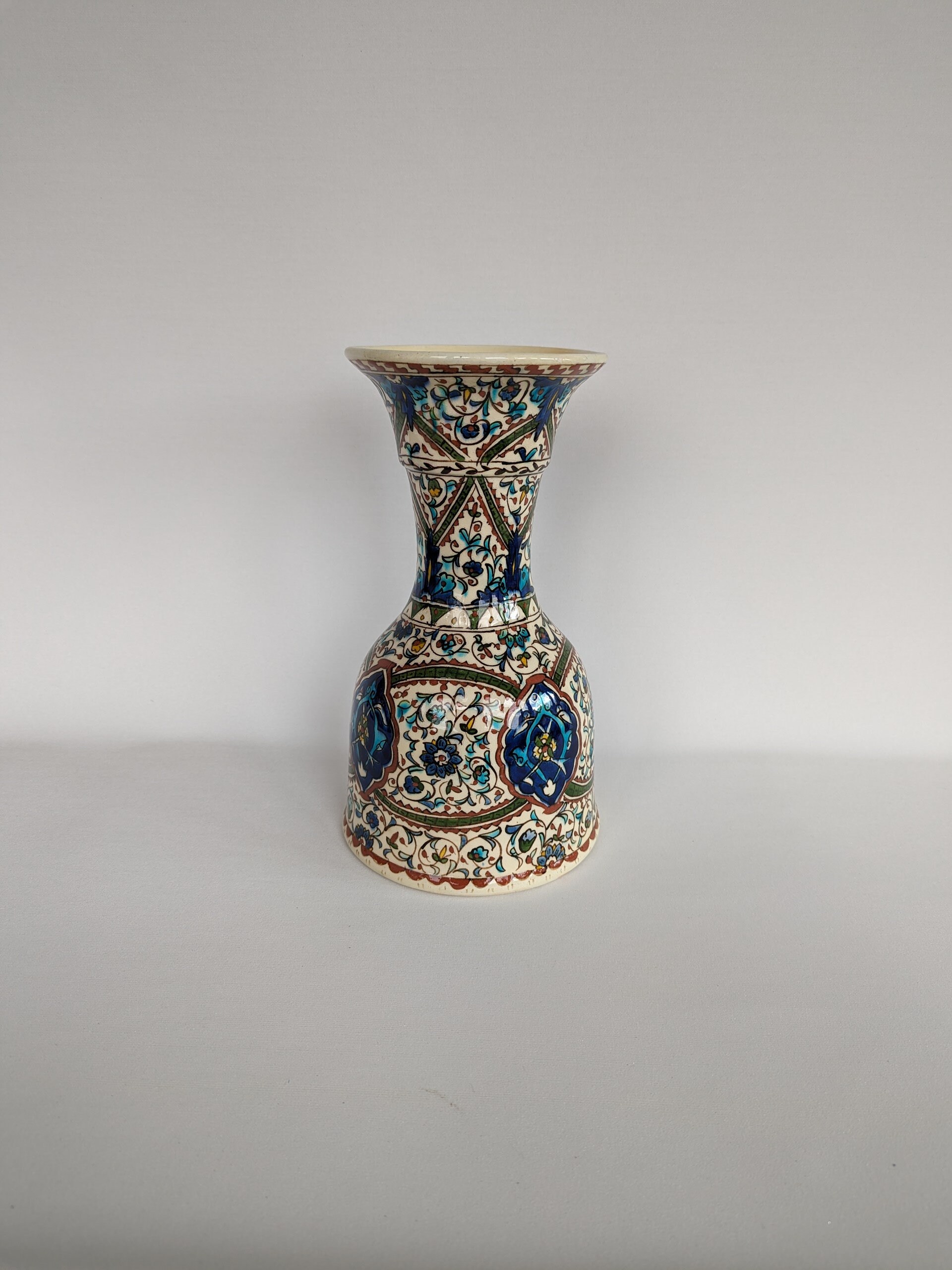 Antique Turkish Kutahya vase with gorgeous Iznik design - Etsy 日本