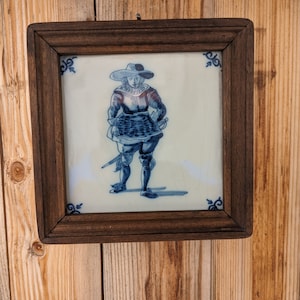 オランダ　マッカム焼き　MAKKUM タイル 額入り 3種 Antique MAKKUM PLATE Ø 9.2 inch Tichelaar Delft Holland | eBay