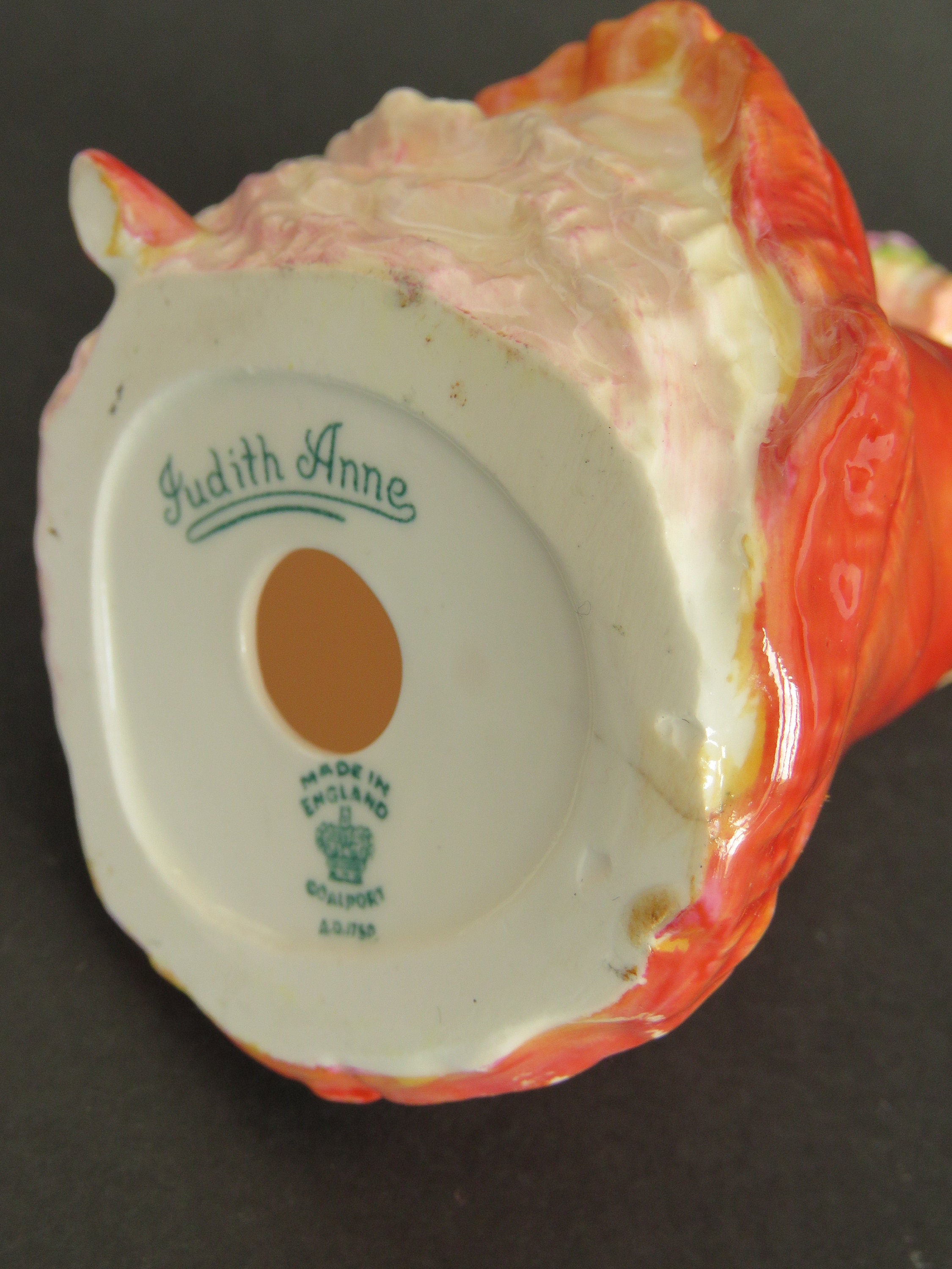 Coalport Porcelain Figurine Judith Anne in Red Dress 1930s Etsy