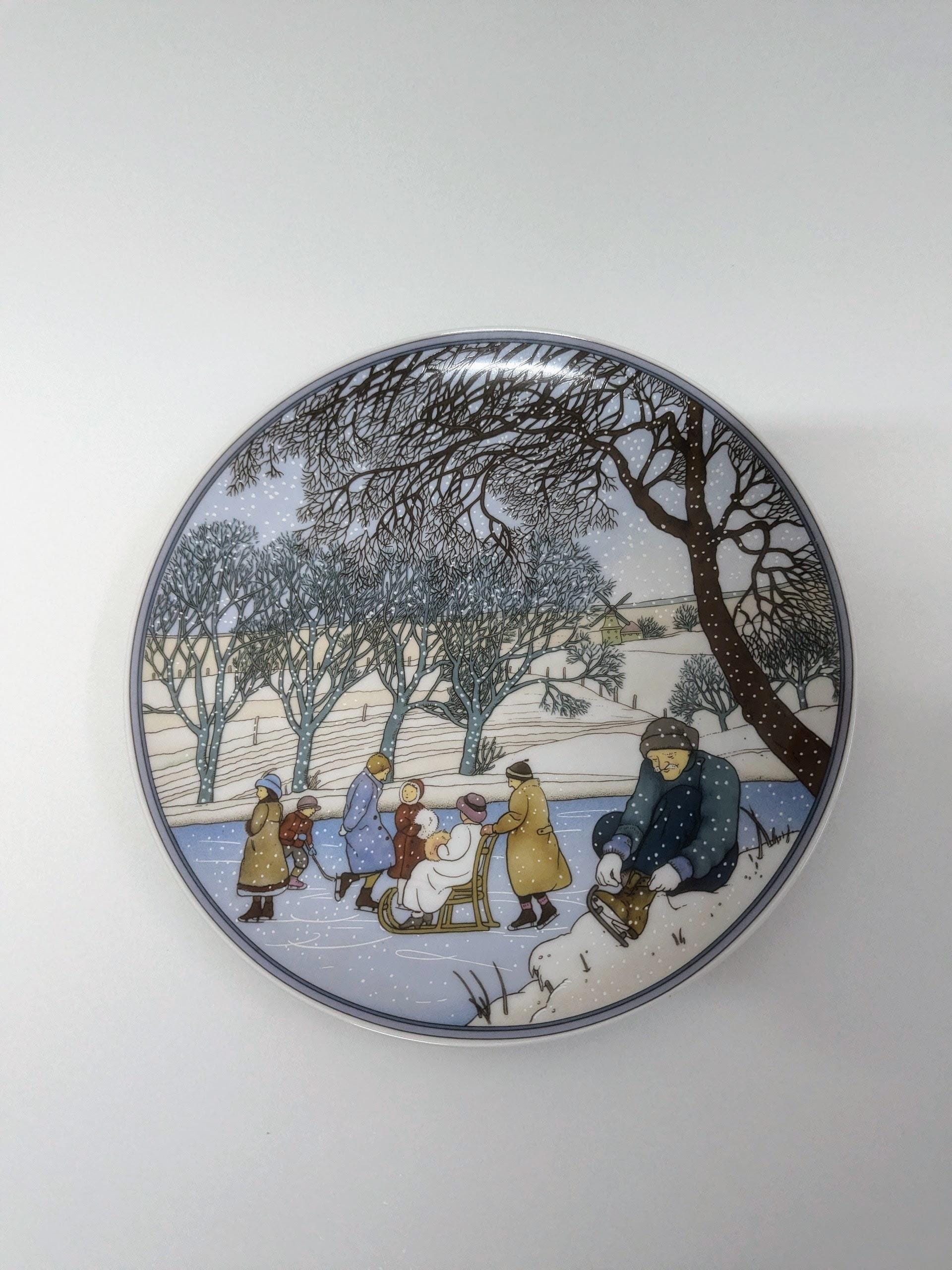 茅◎villeroy&boch 四季プレート　絵皿　4枚セット 茅◎villeroy&boch 四季プレート 絵皿 4枚セット - メルカリ