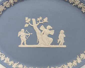 ヴィンテージ ウェッジウッド ジャスパーウェア ラージオーバル