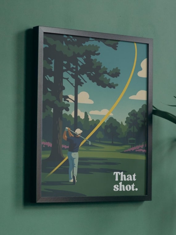 Rory Mcilroy Augusta Masters Shot Poster: Golf Wall Art Print - Etsy