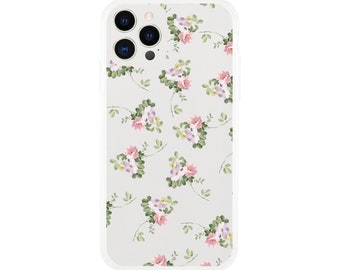 Clear Roses Case for Iphone 13, iphone 12 Pro case, iphone 11, iphone X, iphone XS, iphone XR, iphone 8, iphone 7