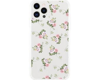 Klare Rosen Hülle für Iphone 13, iphone 12 Pro case, iphone 11, iphone X, iphone XS, iphone XR, iphone 8, iphone 7