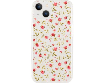 Klare Rosen Hülle für Iphone 13, iphone 12 Pro case, iphone 11, iphone X, iphone XS, iphone XR, iphone 8, iphone 7