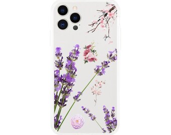 Clear Flower Case for Iphone 13, iphone 12 Pro case, iphone 11, iphone X, iphone XS, iphone XR, iphone 8, iphone 7