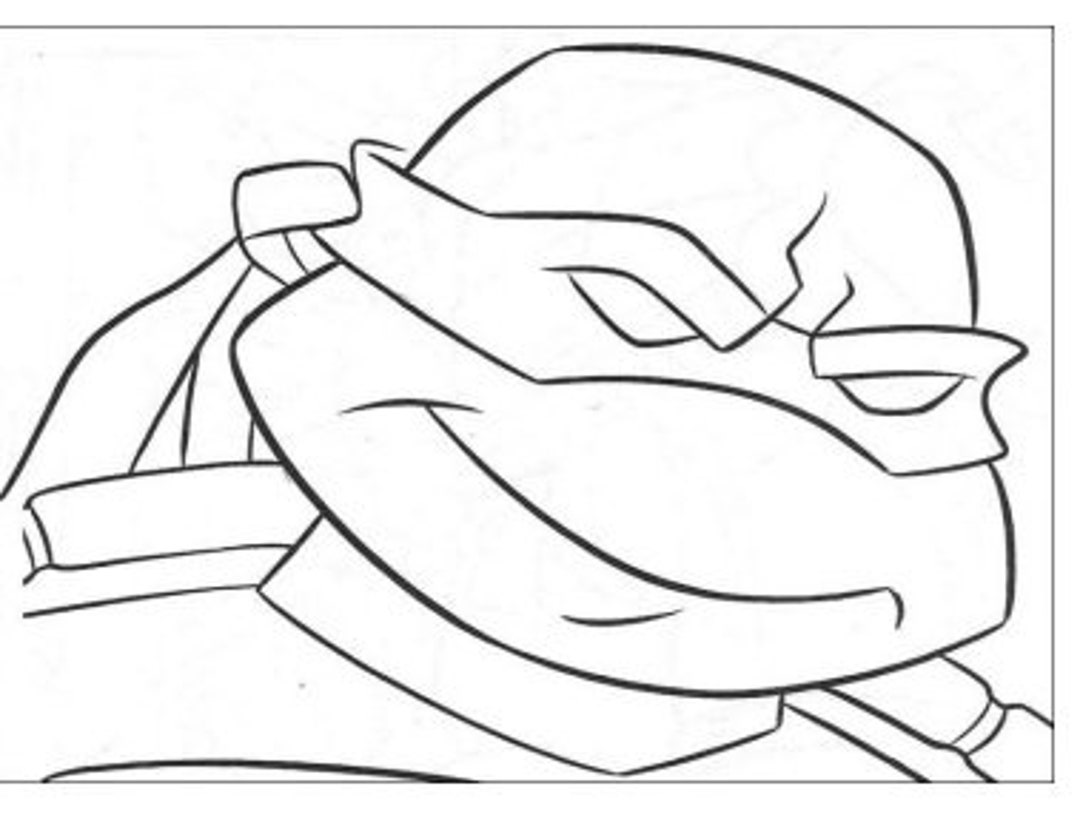 Teenage Mutant Ninja Turtles Coloring Book Etsy