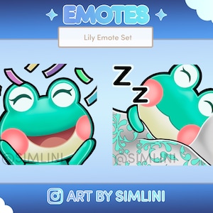 Paquete de gestos de Lily Twitch 2 | 2 gestos de Lily para Twitch y Discord