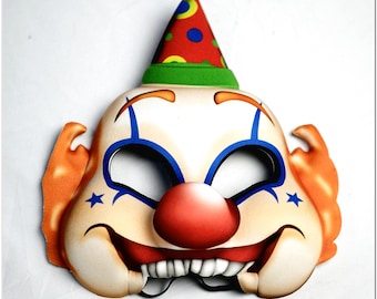 Maschera da clown a farfalla a coda di rondine cartone animato divertente halloween incontro annuale di nicchia cantante mascherato vagabondo