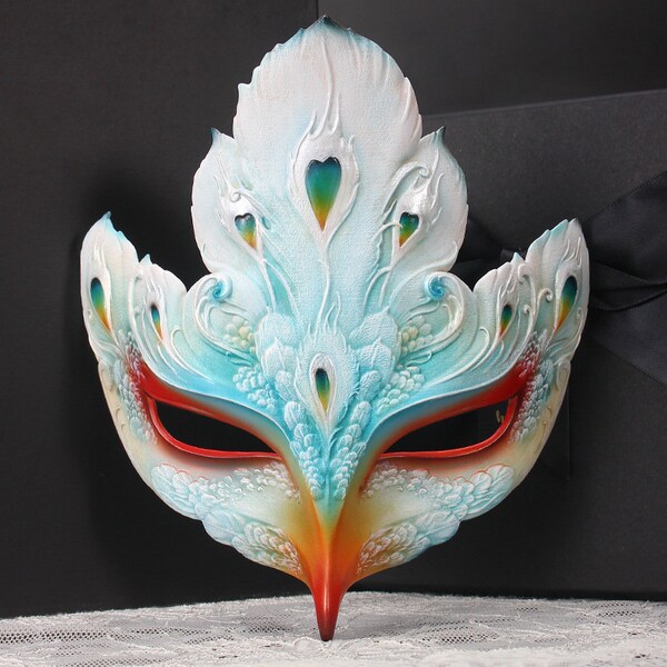 Hand Painted Face Mask Etsy