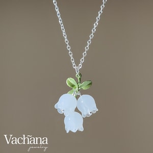 Sterling Silver 925 Lily of the Valley Necklace