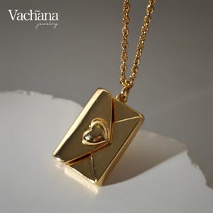 Loved Envelope Locket Necklace