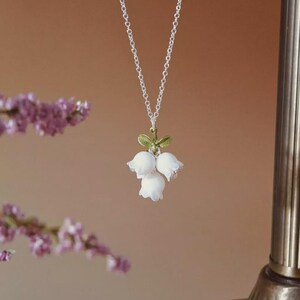 Vachana - Halsband i sterlingsilver 925 med liljekonvalj bild 8