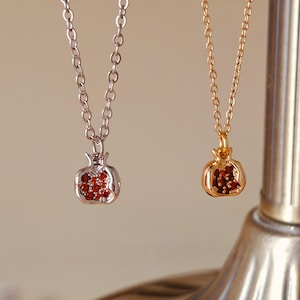 Vachana - Pomegranate Cubic Zirconia Necklace