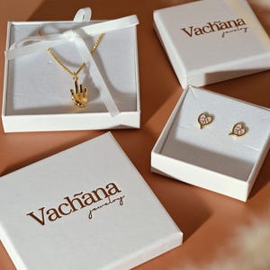 Vachana - Halsband i sterlingsilver 925 med liljekonvalj bild 9