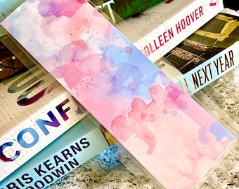 Waterolor Pastels - Laminated Bookmark