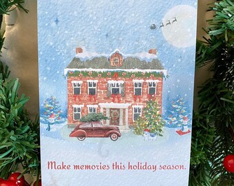 Make Memories Holiday Notecards with Envelopes - Art Print - 5”x7” - Set of Five (5)