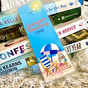 Summer Reading Time - Laminated Bookmark