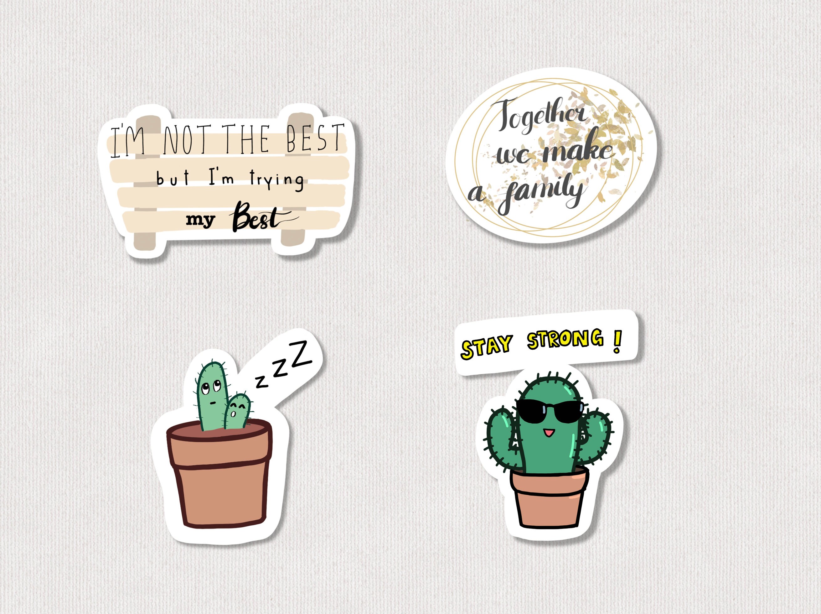 Motivational Quote Stickers Cute Stickers Stickers to Inspire Success ...