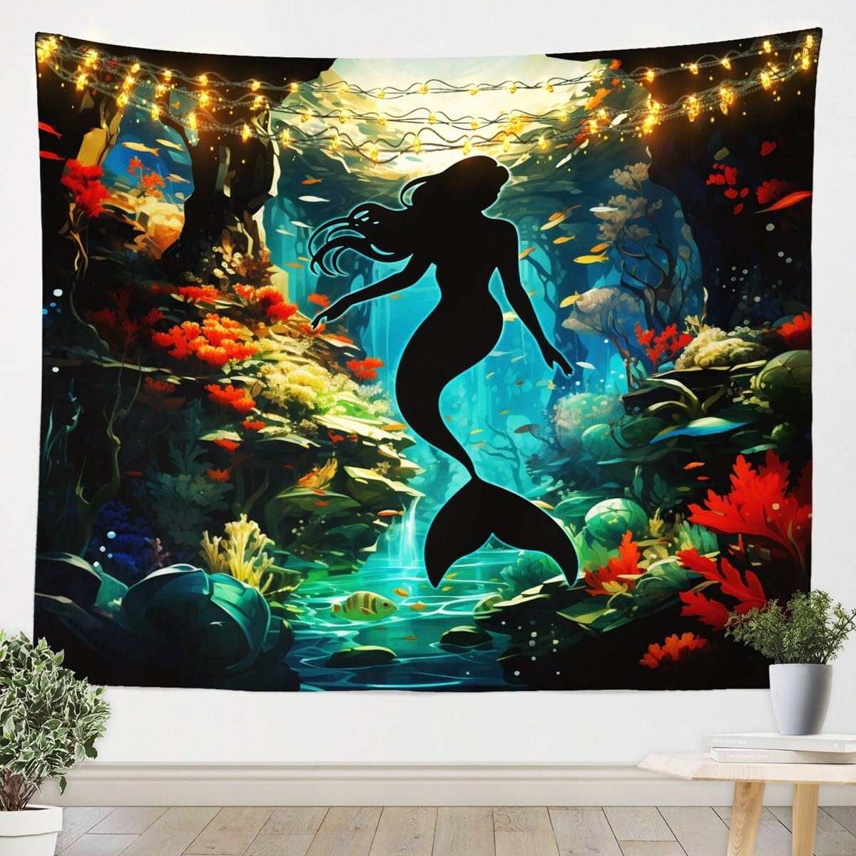 Mermaid wall tapestry new arrivals