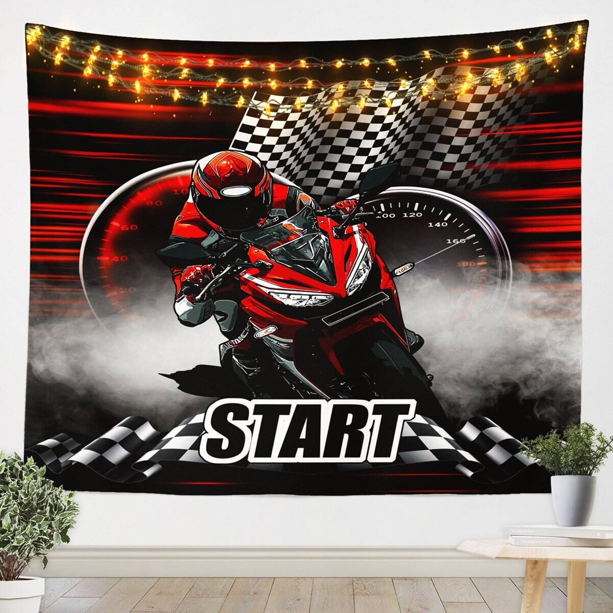 DIY Latch Hook Rugs Kits for Adults Beginners Kids Children with Pattern  Printed Motorcycle Canvas Rug