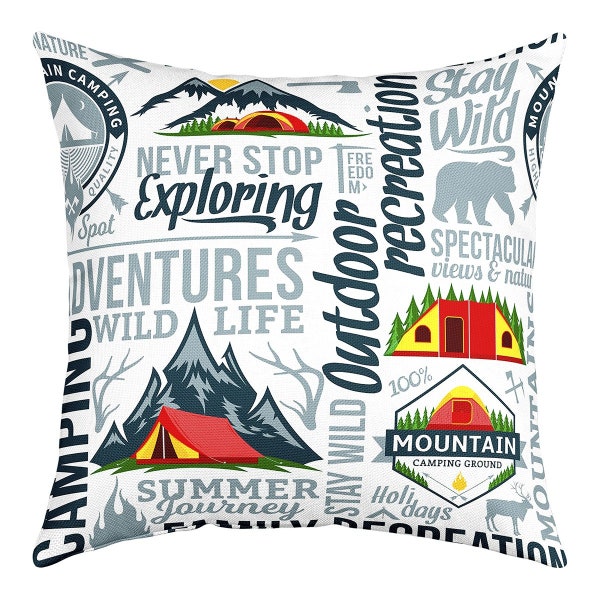 Adventure Pillow Etsy